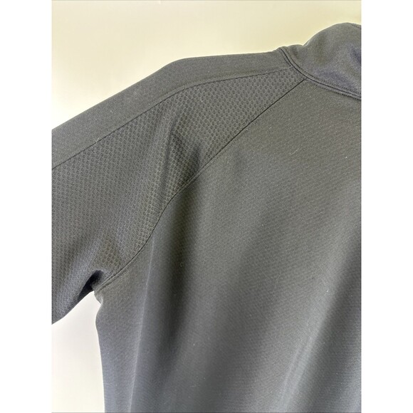 Lands End Quarter Zip Pullover Black Performance Lightweight Stretch Women Large - Picture 5 of 12